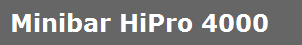 Minibar HiPro 4000
